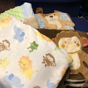 Baby Blanket Bundle 4 blankets